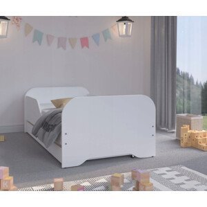 Detská posteľ MIKI 160 x 80 cm biela