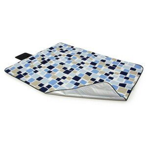 DomTextilu Farebné piknikové deky s motívom modrých kociek 10317-28426  150 x 200 cm Moderný Modrá