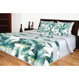 DomTextilu Prikrývka na posteľ s motívom listov Šírka: 260 cm | Dĺžka: 240 cm 11356-100598