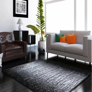 domtextilu.sk Moderný koberec do obývačky v sivej farbe 12477-36463