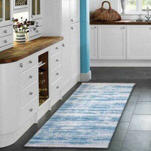 domtextilu.sk Moderný kuchynský koberec v modrej farbe 12736-126747