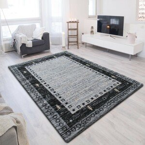 DomTextilu Moderný sivý koberec 14916-114038