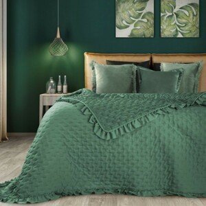domtextilu.sk Zelený prehoz na posteľ v klasickom štýle Šírka: 170 cm | Dĺžka: 210 cm 16555-124238