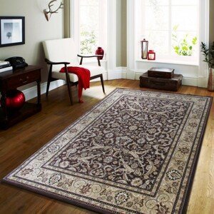 DomTextilu Vintage koberec v hnedej farbe do obývačky 17601-157313