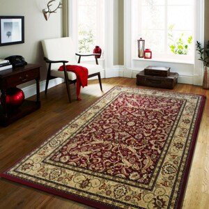 DomTextilu Kvalitný koberec v červenej farbe vo vintage štýle 17606-157315