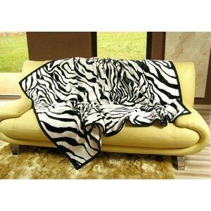 DomTextilu Luxusné deky z akrylu 160 x 210cm zebra č.12 2004