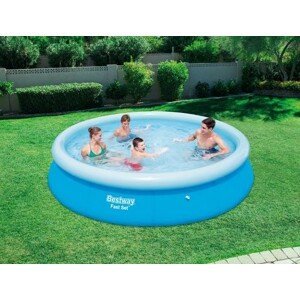 Bestway Veľký bazén s nafukovacím okrajom na záhradu bez filtrácie 366 x 76 cm Modrá