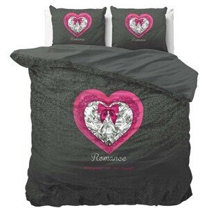 DomTextilu Kvalitná posteľna obliečka s nádpisom FOREVER IN MY HEART 160 x 200 cm 21909
