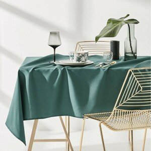 DomTextilu Moderný obrus na stôl zelenej farby 140 x 200 cm 22027 Zelená