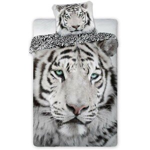 Krásna obojstranná posteľná obliečky s motívom tigra 70x90 cm