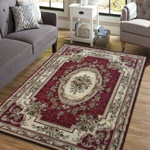 DomTextilu Vintage koberec v krásnej červenej farbe 25347-149476