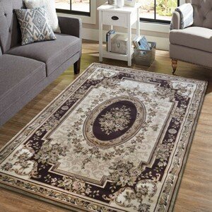 DomTextilu Vintage koberec v krásnej hnedej farbe 25348-149479