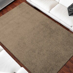 DomTextilu Jednofarebný koberec béžovej farby 26660-154798