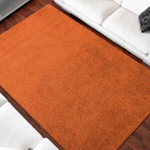 DomTextilu Jednofarebný koberec oranžovej farby 26663-154802