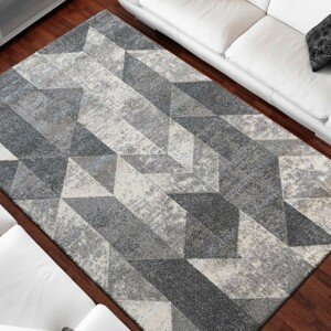domtextilu.sk Sivý koberec s moderným vzorom 26829-166045