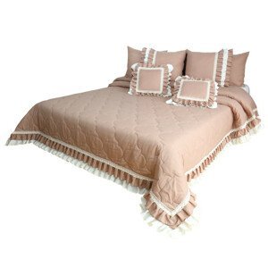 domtextilu.sk Vintage staroružový prehoz na posteľ v romantickom štýle Šírka: 170 cm | Dĺžka: 210 cm 27651-153256