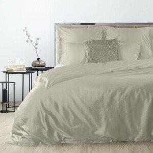 Obojstranné kvalitné posteľné obliečky v béžovej farbe 3 časti: 1ks 160 cmx200 + 2ks 70 cmx80