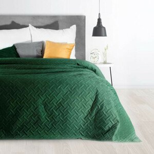 domtextilu.sk Dekoračný prehoz na posteľ s prešívaním zelenej farby Šírka: 220 cm | Dĺžka: 240 cm 28427-154324
