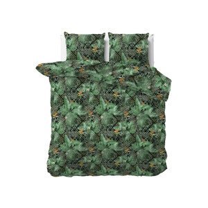 DomTextilu Originálne zelené posteľné obliečky z kolekcie BOTANICAL 200 x 220 cm 36980