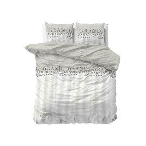 DomTextilu Kvalitné bielo béžové posteľné obliečky LUXURY RESORT 140 x 200 cm 38055