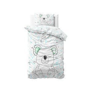 DomTextilu Kvalitné bavlnené detské posteľné obliečky s motívom koaly 140 x 200 cm 38843