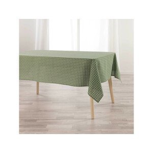 DomTextilu Dekoratívny zelený bavlnený obrus na stôl 140 x 240 cm 39488 Zelená