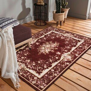 DomTextilu Krásny rustikálný červený koberec 40986-187450