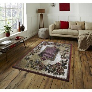 domtextilu.sk Kvalitný červený vintage koberec do obývačky 41480-196325  80 x 150 cm Červená