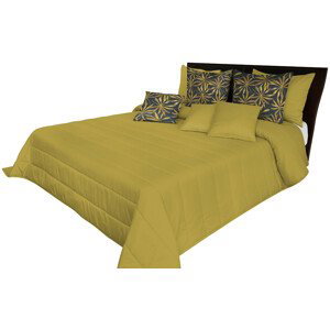 domtextilu.sk Kvalitný prehoz na posteľ v horčicovej farbe Šírka: 200 cm | Dĺžka: 220 cm 44115-206979