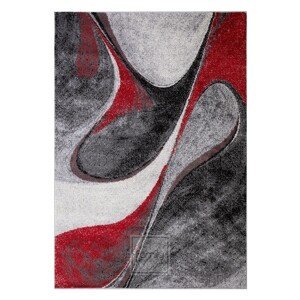 DomTextilu Dizajnový červený koberec s abstraktným vzorom 44384-207911