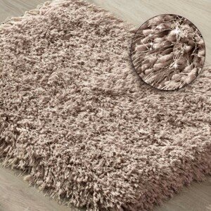 domtextilu.sk Pohodlný ružový shaggy koberec Šírka: 60 cm | Dĺžka: 90 cm 44474-208058