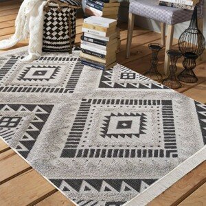 DomTextilu Originálny sivý koberec v škandinávskom štýle 45291-214062