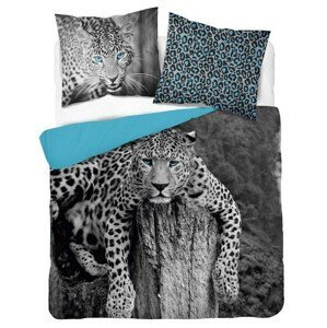 DomTextilu Bavlnené obojstranné obliečky s leopardím vzorom 45746-238026