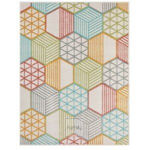 domtextilu.sk Pestrofarebný koberec s geometrickými vzormi 46726-234271