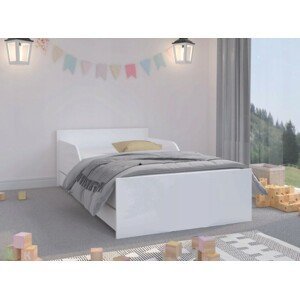 domtextilu.sk Jednoduchá a univerzálna detská posteľ bielej farby 160 x 80 cm  Biela 46737