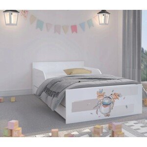 domtextilu.sk Úchvatná detská posteľ 180 x 90 cm so zvieratkami  Biela 46924