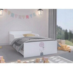 domtextilu.sk Úchvatná detská posteľ 180 x 90 cm s roztomilým zvieratkom  Biela 46933