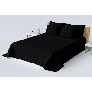 domtextilu.sk Kvalitný prehoz na posteľ čiernej farby Šírka: 200 cm | Dĺžka: 220 cm 47148-218601