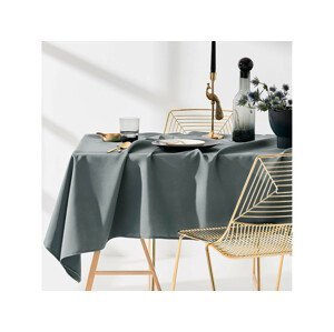 Obrus na stôl v tmavosivej farbe bez potlače 110 x 160 cm