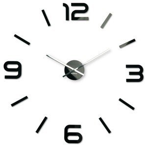 DomTextilu Dizajnové nalepovacie hodiny 80 cm 57257-242520