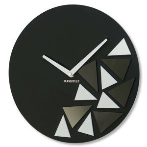 domtextilu.sk Elegantné akrylové hodiny 30 cm v čiernej farbe 57469
