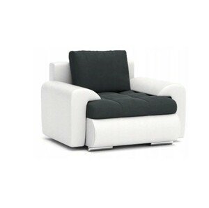 domtextilu.sk Luxusné pohodlné kreslo bielo čiernej farby 95 x 90 cm 58587