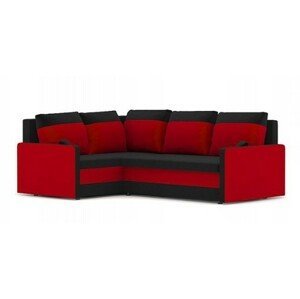 DomTextilu Rohová sedacia súprava MILTON v červenej farbe 225 x 175 cm