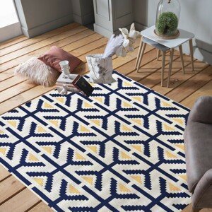 DomTextilu Moderný koberec na terasu s námorníckym motívom 60965-236241