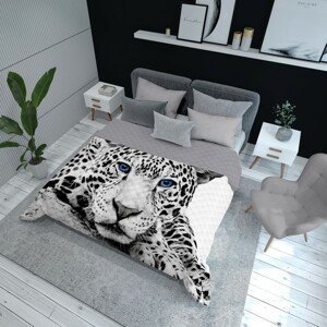 domtextilu.sk Prehoz na posteľ s motívom leoparda Šírka: 220 cm | Dĺžka: 240 cm 62838-237613