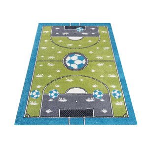 DomTextilu Moderný koberec do detskej izby s motívom futbalového ihriska pre chlapcov 64140-238823