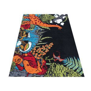 DomTextilu Moderný koberec do detskej izby s dokonalým motívom dinosaurov 64143-238332