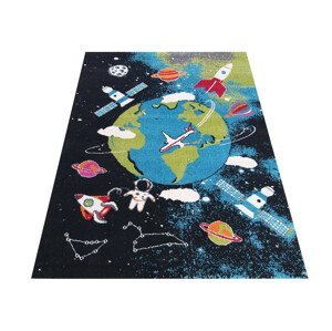DomTextilu Moderný koberec do detskej izby s krásnym motívom vesmíru 64151-238340