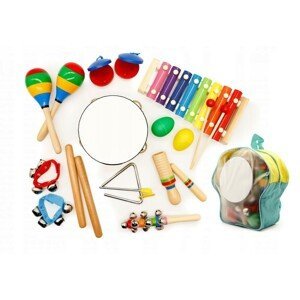 Hudobná súprava 10 farebných nástrojov + batoh