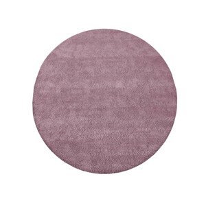 DomTextilu Moderný okrúhly koberec v ružovej farbe 64661-238580